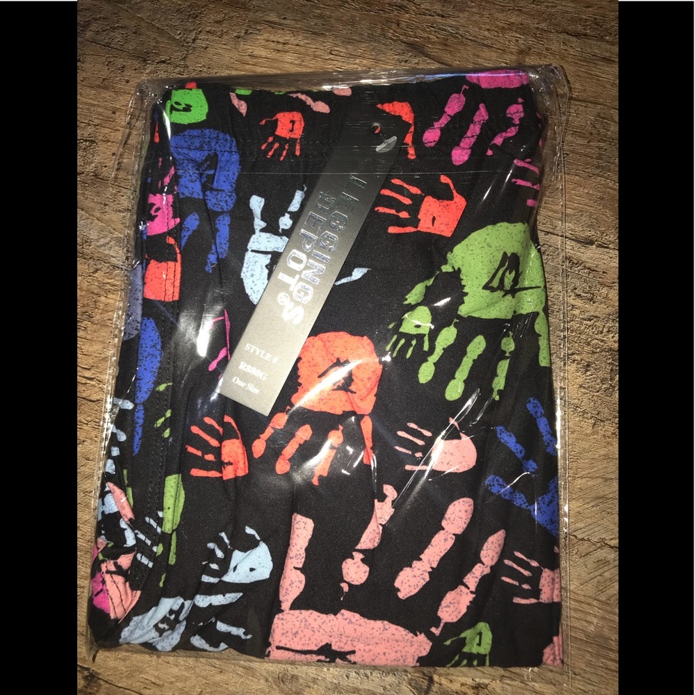 Handprint leggings